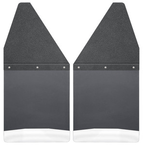 Husky Liners Kick Back Mud Flaps 12In Wide Black