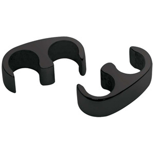 Billet Specialties 2 Wire Separator Floating Black Pair
