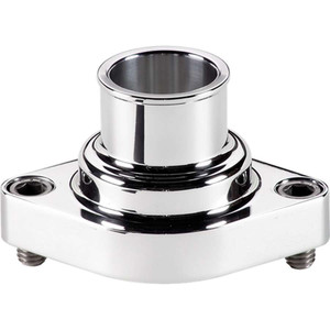 Billet Specialties Polished Thermostat Hsng Straight Up
