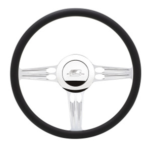 Billet Specialties Steering Wheel Half Wrap 15.5In Hollowpoint
