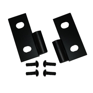 Rugged Ridge Lower Door Hinge Bracket S  Black 76-06 Jeep Cj