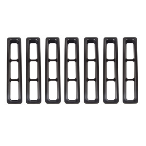 Rugged Ridge Grille Inserts Black 97- 06 Jeep Wrangler Tj