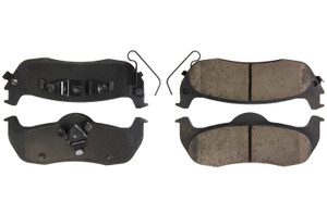 Centric Brake Parts Posi-Quiet Ceramic Brake Pads With Shims And Har Centric Brake Parts Posi-Quiet Ceramic Brake Pads With Shims And Har