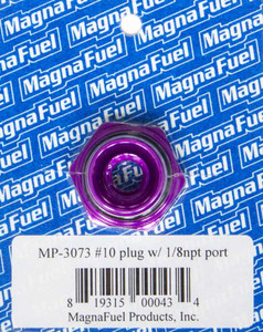 Magnafuel/Magnaflow Fuel Systems #10 O-Ring Port Plug W/1/8In Npt In Center Magnafuel/Magnaflow Fuel Systems #10 O-Ring Port Plug W/1/8In Npt In Center