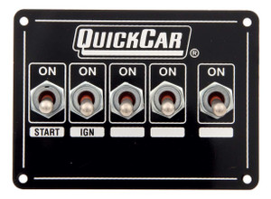 Quickcar Racing Products Ignition Panel - Dual Ing. W/X-Over & Acc. Quickcar Racing Products Ignition Panel - Dual Ing. W/X-Over & Acc.
