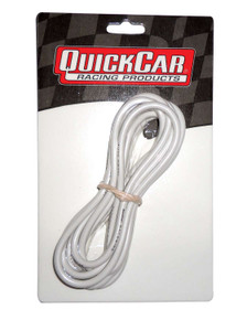 Quickcar Racing Products Wire 14 Gauge White 10Ft