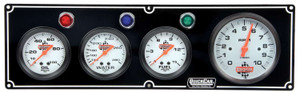 Quickcar Racing Products 3-1 Gauge Panel Op/Wt/Fp W/3-3/8In Tach Black Quickcar Racing Products 3-1 Gauge Panel Op/Wt/Fp W/3-3/8In Tach Black