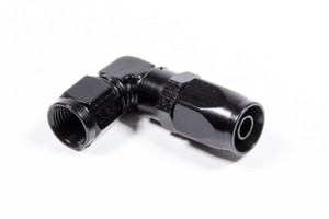 Fragola #6 X 90 Low Profile Forged Hose End Black