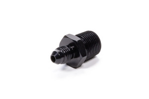 Fragola Straight Adapter Fitting #4 X 3/8 Mpt Black