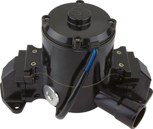 Cvr Performance Sbf Billet Alum Electric Water Pump Black