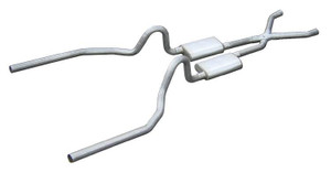 Pypes Performance Exhaust 71-73 Mustang Sbf 2.5In Headers Back Exhaust Kit Pypes Performance Exhaust 71-73 Mustang Sbf 2.5In Headers Back Exhaust Kit