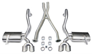 Corsa Performance Exhaust Cat-Back + X-Pip E - 2.5In Cat-Back + X-P Corsa Performance Exhaust Cat-Back + X-Pip E - 2.5In Cat-Back + X-P