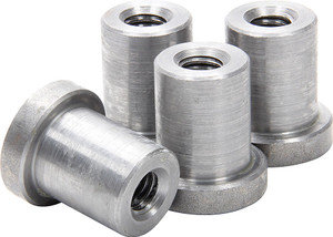 Allstar Performance Weld On Nuts 3/8-16 Long 4Pk