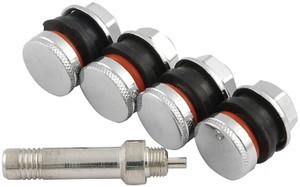 Allstar Performance Valve Stem Flush Mount 4Pk