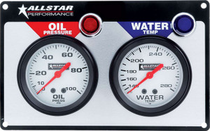 Allstar Performance 2 Gauge Panel All Op/Wt