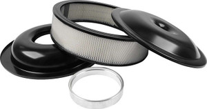 Allstar Performance Lw 14In A/C Kit Black 3In Paper Element