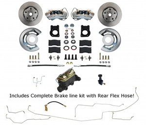 Leed Brakes Mustang 1965-66 Manual C Onversion Kit With Compl