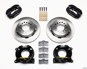 Wilwood 63-87 Gm C10 P/U Rear Brake Kit Black Caliper