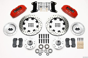 Wilwood Front Disc Brake Kit Red 67-72 Camaro Nova 12.19