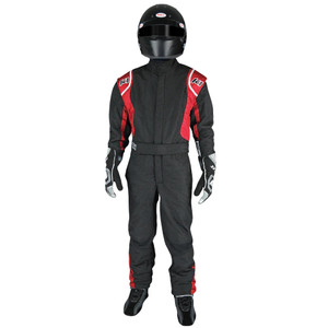 K1 Racegear Suit Precision Ii 4X- Small Black/Red