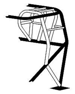 Chassis Engineering Funny Car Cage Addition 1-5/8In X .134In M/Steel Chassis Engineering Funny Car Cage Addition 1-5/8In X .134In M/Steel