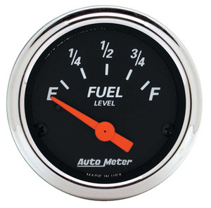 Autometer 2-1/16 D/B Fuel Level Gauge 0-90 Ohms