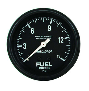 Autometer 0-15 Fuel Pressure A/Gag