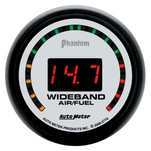 Autometer 2-1/16 Phantom Air/Fuel Ratio Wideband Gauge