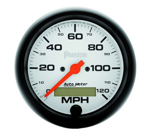 Autometer 3-3/8In Phantom Speedo 120Mph