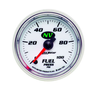 Autometer 2-1/16In Nv/S Fuel Pressure Gauge 0-100Psi