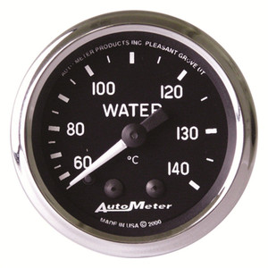 Autometer 2-1/16In Cobra Series Water Temp Gauge