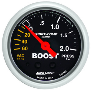 Autometer 2-1/16In S/C Boost/Vacuum Gauge