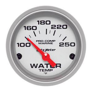 Autometer 2-1/16 U/L Water Temp Gauge 100-250 Deg