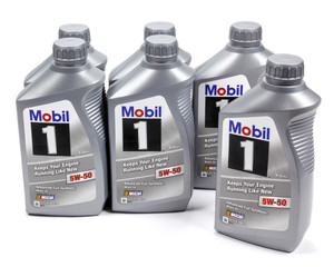 Mobil 1 5W50 Synthetic Oil Case 6X1 Qt. Fs X2