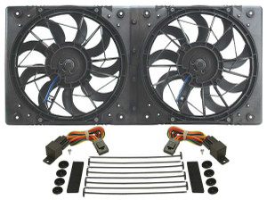 Derale 10In Dual High Output Rad Fans Puller