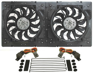 Derale 12In Dual High Output Rad Fans Puller