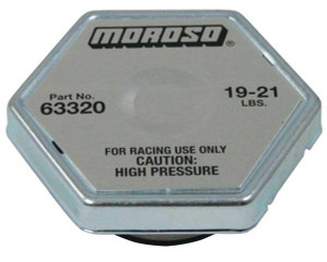 Moroso Racing Radiator Cap 19-21Lbs.