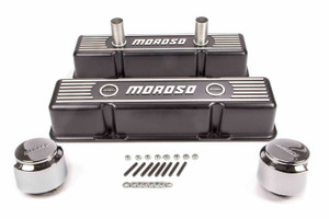 Moroso Sb Chevy Blk Alum. V. Cv