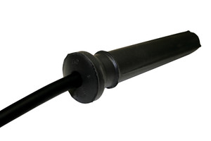 Moroso Ultra 40 Plug Wire Set - Black Unsleeved