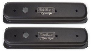 Edelbrock Sbc Center Bolt V/S V/C'S - Short- Black