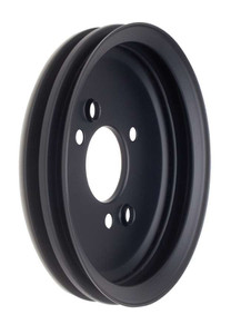 Trans-Dapt Bbc Swp Crankshaft Pulley 2 Groove Black