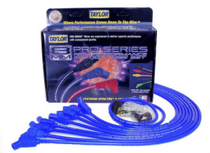 Taylor/Vertex Bbc 8Mm Pro Race Wires- Blue