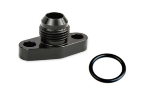 Earls Turbo Oil Drain Back Flange  10An - Black