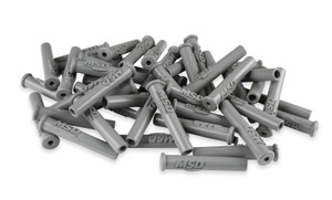 Msd Ignition Spark Plug Boot Straight Gray Silicone 50Pk