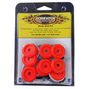 Dominator Race Products Body Bolt Kit Flou Orange Hex Head