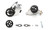 Jones Racing Products Serpentine Drive Kit Sbc W/P/S & W/P 7500Rpm