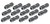 King Racing Products Header Stud Kit With Allen Hex Tip Steel 14Pk