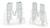Quickcar Racing Products 25 Amp Atc Fuse Clear 5Pk
