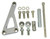 Racing Power Co-Packaged Chrome Alum Sb Chevy Alternator Bracket Lwp Racing Power Co-Packaged Chrome Alum Sb Chevy Alternator Bracket Lwp