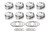 Race Tec Pistons Sbf Dished Piston Set 4.030 Bore -16Cc